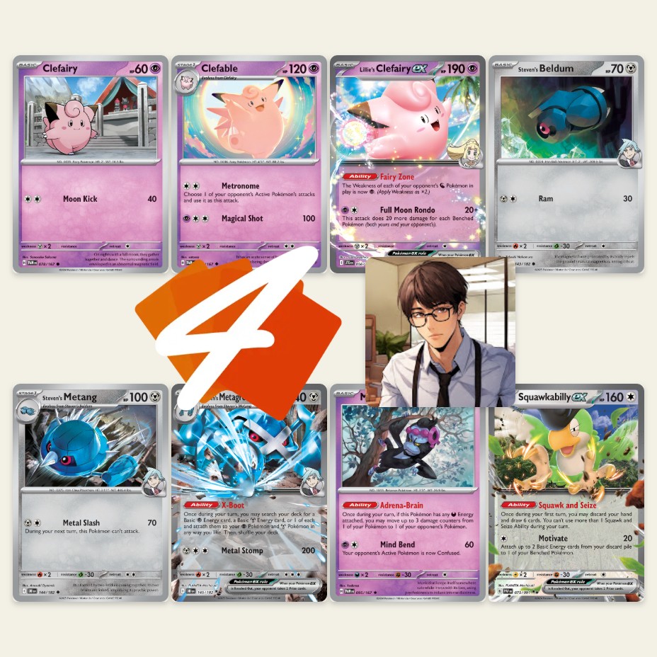 [PTCG Live] High HP & Attack! Steven's Metagross Decklist + Gameplay